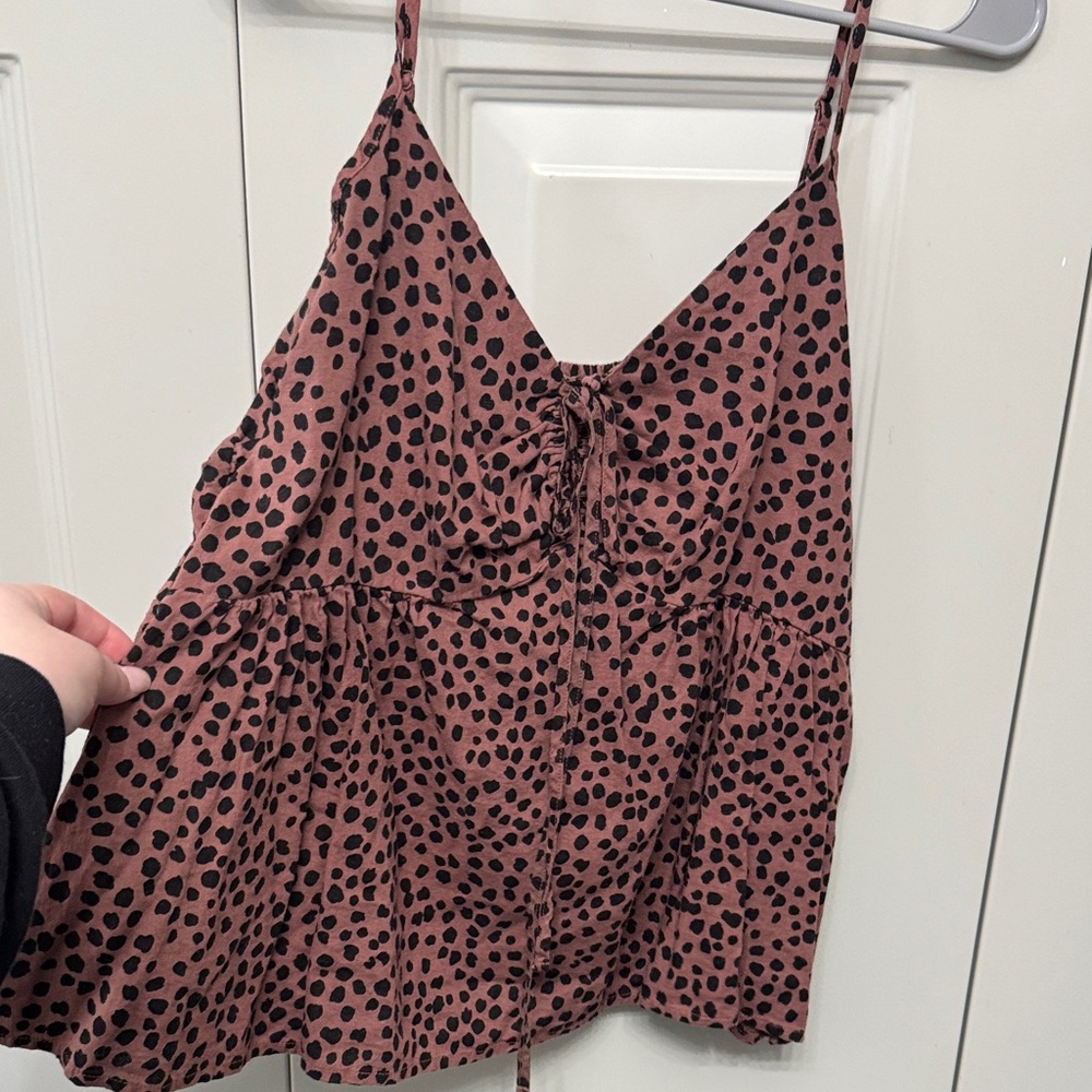 Women’s Spotted Pink Cami Top